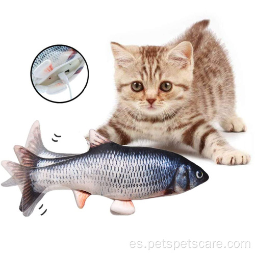 Simulación más reciente Simulación de muñecas eléctricas Juguetes de gato de pescado